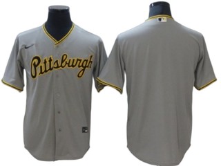 Pittsburgh Pirates Blank Gray Road Cool Base Jersey