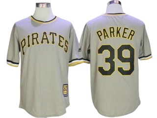 Pittsburgh Pirates #39 Dave Parker Gray Cooperstown Collection Throwback Jersey