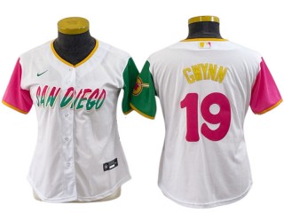 San Diego Padres #19 Tony Gwynn White City Connect Cool Base Jersey
