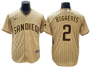 San Diego Padres #2 Xander Bogaerts Sand Alternate Cool Base Jersey