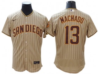 San Diego Padres #13 Manny Machado Sand Alternate Flex Base Jersey