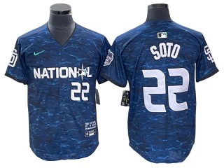 National League #22 Juan Soto Blue 2023 MLB All-Star Game Limited Jersey