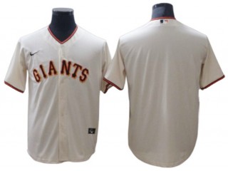 San Francisco Giants Blank Cream Home Cool Base Jersey