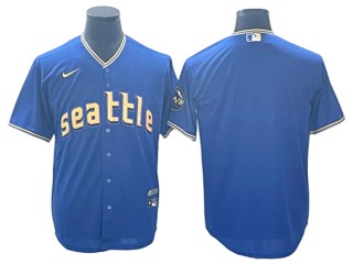 Seattle Mariners Blank Royal 2023 City Connect Jersey