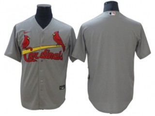 St. Louis Cardinals Blank Gray Road Cool Base Jersey