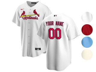 Custom St. Louis Cardinals Cool Base Jersey 