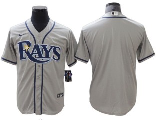 Tampa Bay Rays Blank Gray Cool Base Jersey