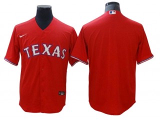 Texas Rangers Blank Red Cool Base  Jersey