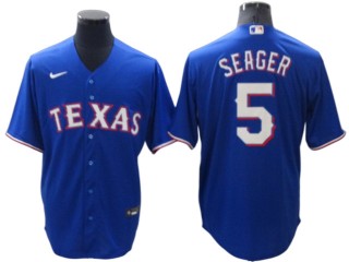 Texas Rangers #5 Corey Seager Royal Cool Base Jersey