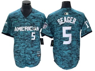 American League #5 Corey Seager Teal 2023 MLB All-Star Game Limited Jersey