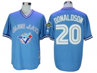 Toronto Blue Jays #20 Josh Donaldson Light Blue 1992 Throwback Jersey