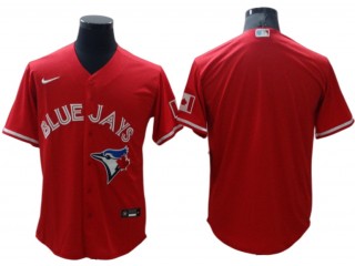 Toronto Blue Jays Blank Red Cool Base Jersey