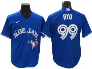 Toronto Blue Jays #99 Hyun-Jin Ryu Royal Cool Base Jersey