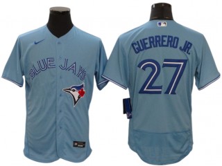 Toronto Blue Jays #27 Vladimir Guerrero Jr. Light Blue Alternate Flex Base Jersey