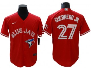 Toronto Blue Jays #27 Vladimir Guerrero Jr. Red Cool Base Jersey