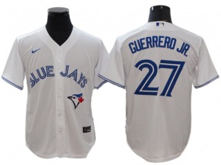 Toronto Blue Jays #27 Vladimir Guerrero Jr. White Home Cool Base Jersey