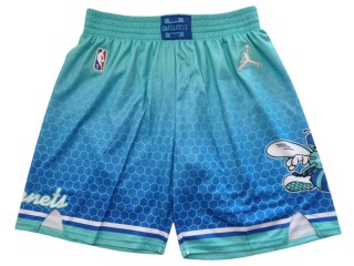 Charlotte Hornets Teal 75th Anniversary City Edition Basketball Shorts