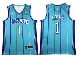 Charlotte Hornets #1 LaMelo Ball Teal 2023/24 Classic Edition Swingman Jersey