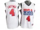 1992 Olympic USA Basketball Dream Team #4 Christian Laettner Jersey - Navy/White