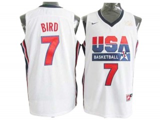 1992 Olympic USA Basketball Dream Team #7 Larry Bird Jersey - Navy/White
