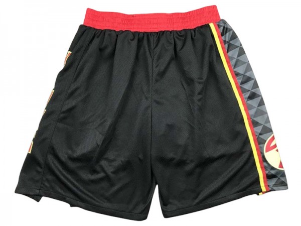 Atlanta Hawks Black Basketball Shorts