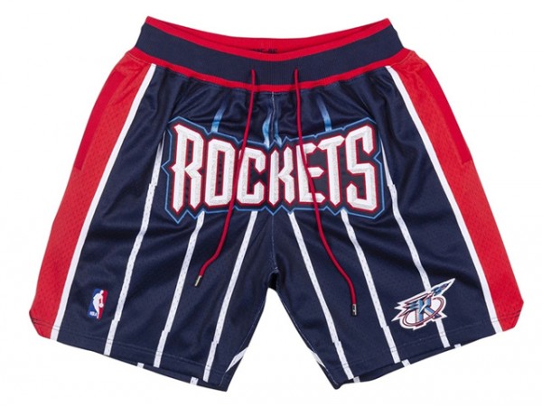Houston Rockets Just Don "Rockets" Navy Basketball Shorts