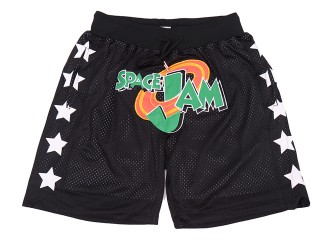 Space Jam "Space Jam" Black Basketball Shorts