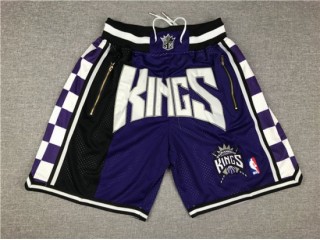 Sacramento Kings Just Don "Kings" Purple Basketball Shorts