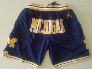 Michigan Wolverines Just Don "Michigan" Navy Basketball Shorts