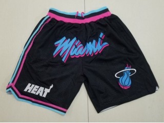 Miami Heat Just Don "Miami" Black City Edition Basketball Shorts