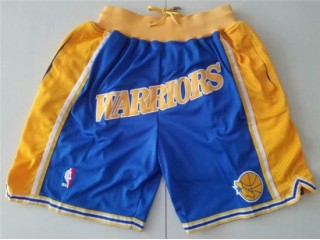 Golden State Warriors Just Don "Warriors" Blue Basketball Shorts