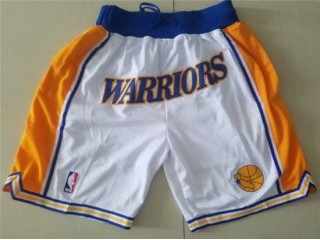 Golden State Warriors Just Don "Warriors" Gold Basketball Shorts