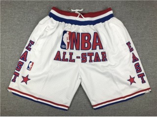 NBA 2003 All Star Game Just Don "NBA All Star" White Basketball Shorts