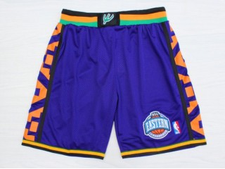 NBA 1995 All Star Game Eastern Conference Purple Hardwood Classic Basketball Shorts
