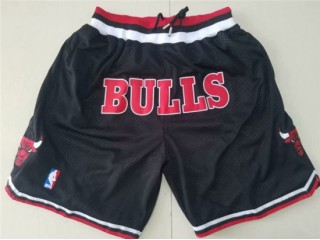 Chicago Bulls Just Don "Bulls" Black Basketball Shorts
