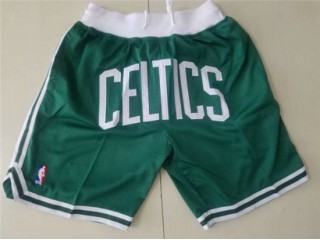 Boston Celtics Just Don "Celtics" Green Basketball Shorts
