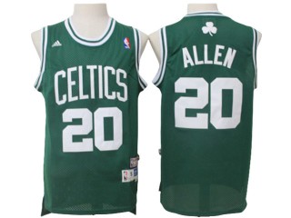 Boston Celtics #20 Ray Allen Green Hardwood Classics Jersey