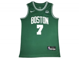 Boston Celtics #7 Jaylen Brown Green Jersey