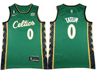 Boston Celtics #0 Jayson Tatum Green 2022-23 City Edition Swingman Jersey