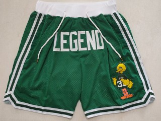 Boston Celtics "LEGEND" Green Basketball Shorts