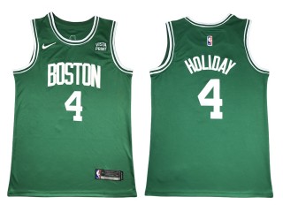 Boston Celtics #4 Jrue Holiday Green Swingman Jersey