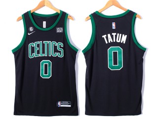Boston Celtics #0 Jayson Tatum 2022-23 Black Statement Swingman Jersey