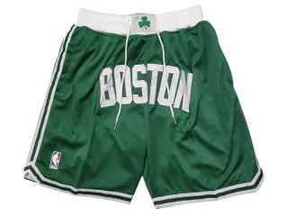 Boston Celtics "Boston" Green Basketball Shorts