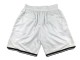 Brooklyn Nets White Basketball Shorts
