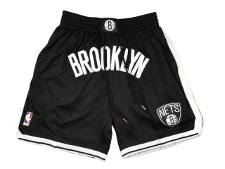 Brooklyn Nets Black Basketball Shorts