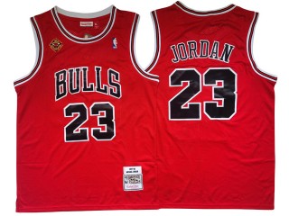 M&N Chicago Bulls #23 Michael Jordan Red 1997/98 Hardwood Classic Jersey