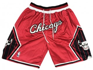 Chicago Bulls Red Basketball Shorts