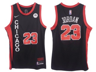 Chicago Bulls #23 Michael Jordan Black 2023/24 City Edition Swingman Jersey
