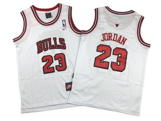 Chicago Bulls #23 Michael Jordan White Jersey