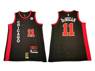 Chicago Bulls #11 DeMar DeRozan Black 2023/24 City Edition Swingman Jersey